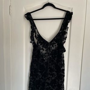LIONESS Dress - Sheet Black - Sexy LBD